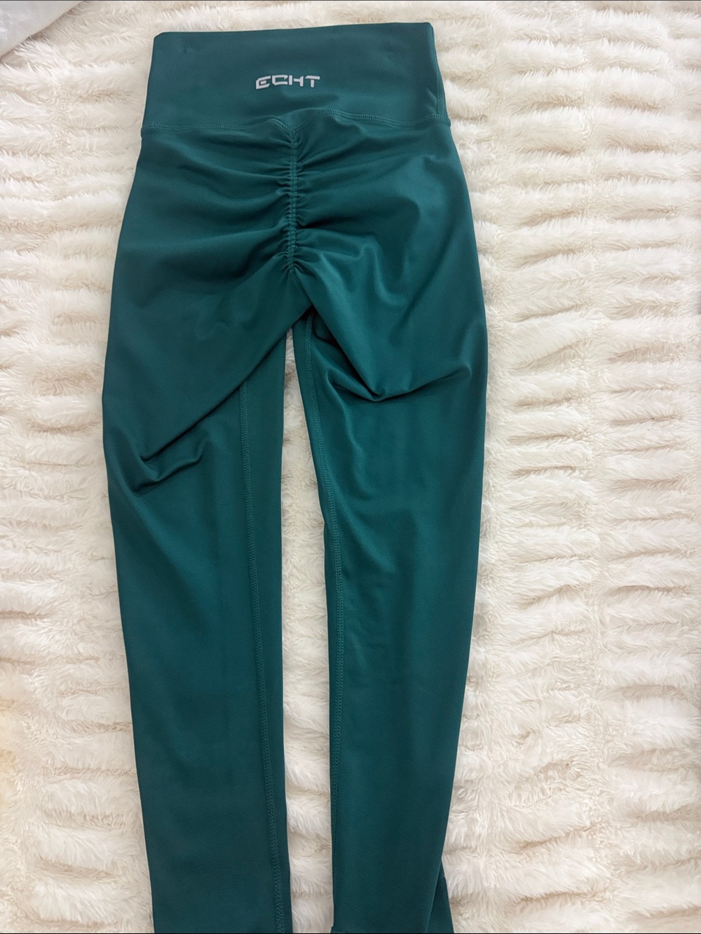 ECHT Kids Ruched Back Teal Leggings